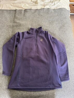 66°North Purple Half-Zip Fleece Pullover
